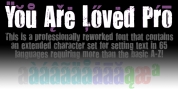 You Are Loved Pro font download