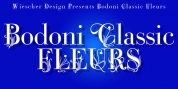 Bodoni Classic Fleurs font download