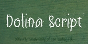 Dolina Script font download