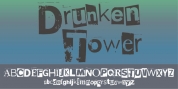 Drunken Tower font download