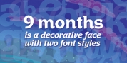 9 Months font download