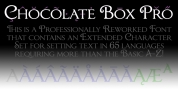 Chocolate Box Pro font download