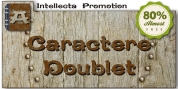 Caractere Doublet font download