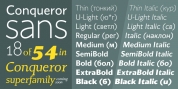 Conqueror Sans font download