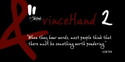 vinceHand II font download