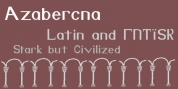 Azabercna font download