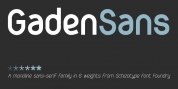 Gaden Sans font download