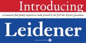 Leidener font download