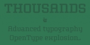 Thousands font download