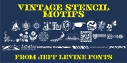 Vintage Stencil Motifs JNL font download