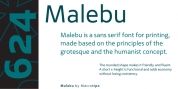 Malebu font download