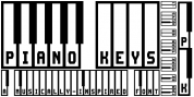 Piano Keys font download