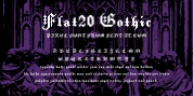 Flat20 Gothic font download