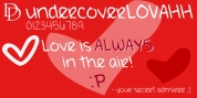 undercoverLOVAHH font download