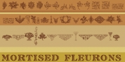 Mortised Fleurons font download