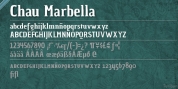 Chau Marbella font download