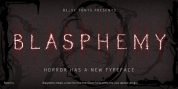 Blasphemy Initials font download