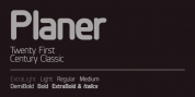 Planer font download