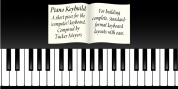 Piano Keybuild font download