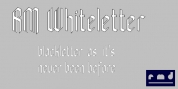 RM Whiteletter font download
