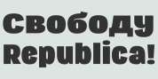 Republica 4F font download