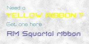 RM Squarial Ribbon font download