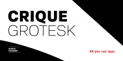 Crique Grotesk font download