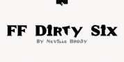 FF Dirty Six font download