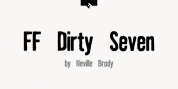 FF Dirty Seven font download