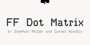 FF Dot Matrix font download