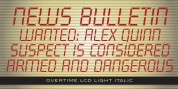 Overtime LCD Pro font download