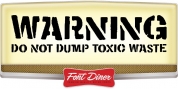 WARNING font download