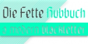 Die fette Hubbuch font download