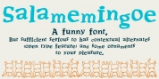 Salamemingoe font download