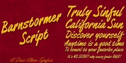 Barnstormer Script font download