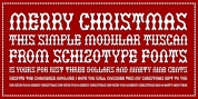 Christmas Tuscan font download