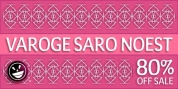 FTY Varoge Saro Noest font download