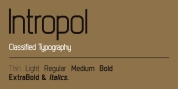 Intropol font download