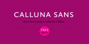 Calluna Sans font download