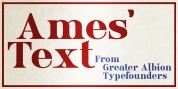 Ames' Text font download