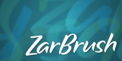 Zar Brush font download