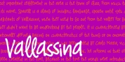 Vallassina font download