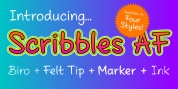 Scribbles AF font download