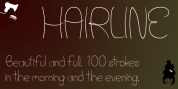 Hair Line font download