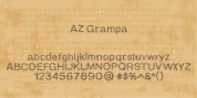AZ Grampa font download
