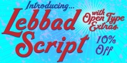 Lebbad Script font download