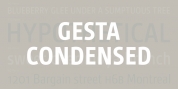 Gesta Condensed font download