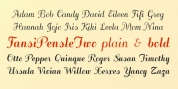 Fansi Pensle font download