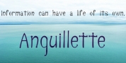 Anguillette font download