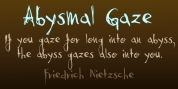 Abysmal Gaze font download